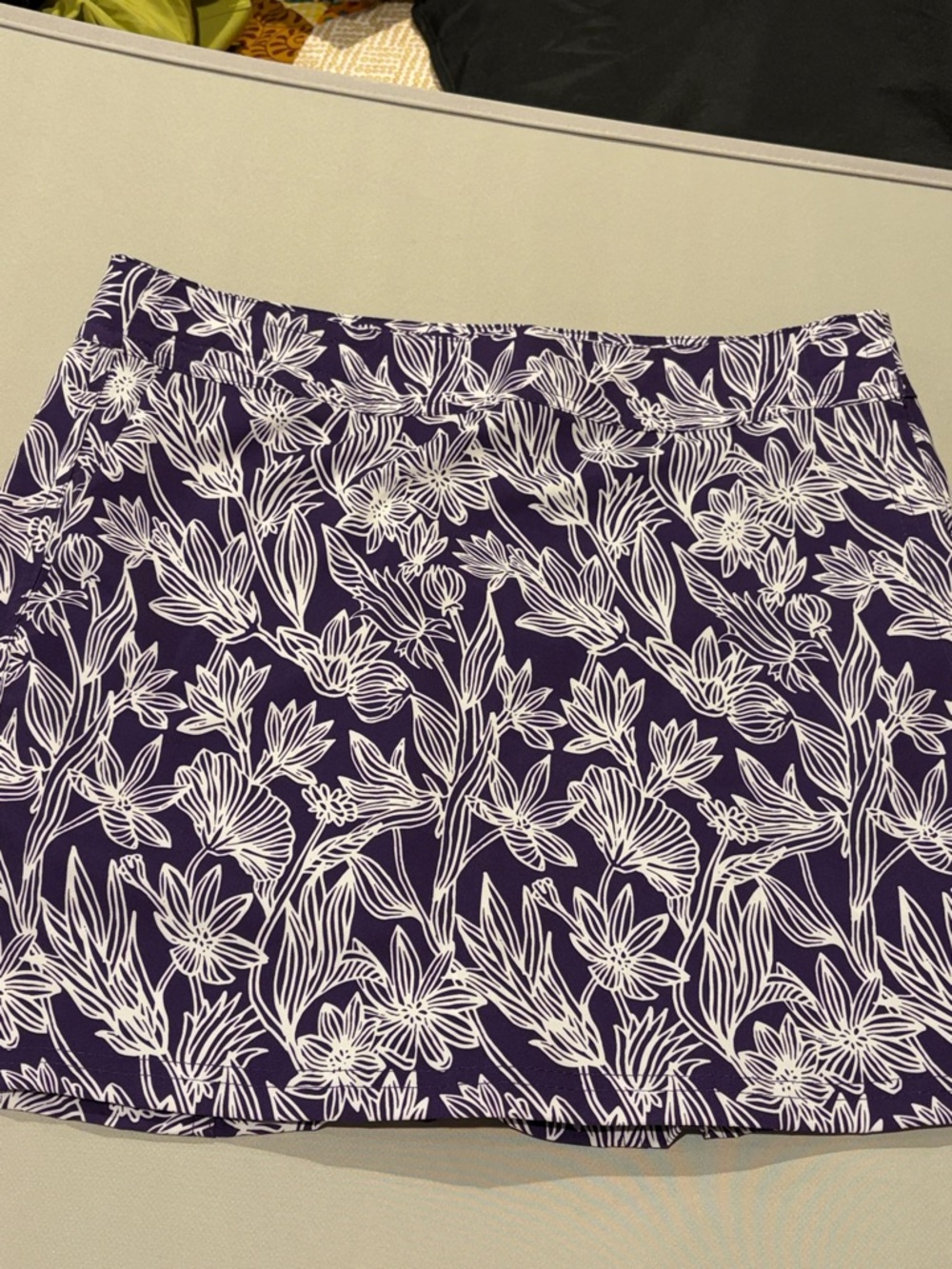 Rip Skirt Hawaii women’s wrap skirt, medium M length 1 16” purple tropical